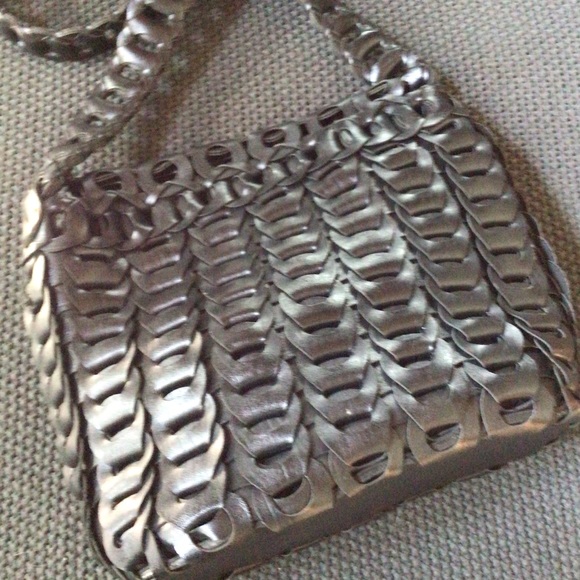 Black vintage crossbody bag, - Picture 4 of 7